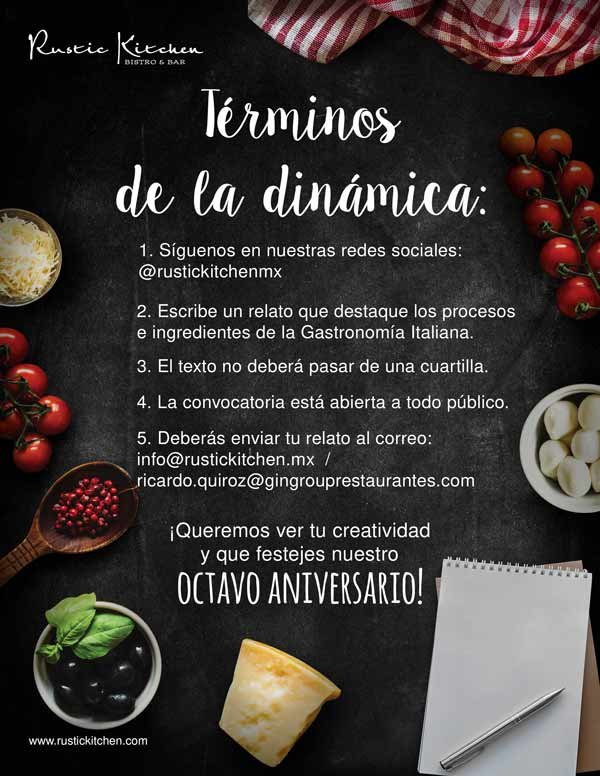 Rustic Kitchen celebra ocho años en México