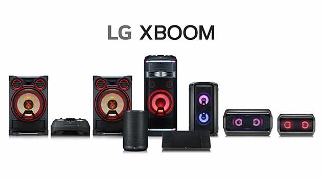 Línea extendida de audio LG XBOOM