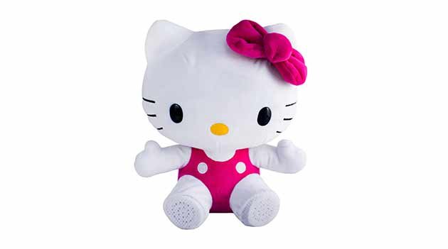 Ginga lanza original bocina inalámbrica de peluche de Hello Kitty