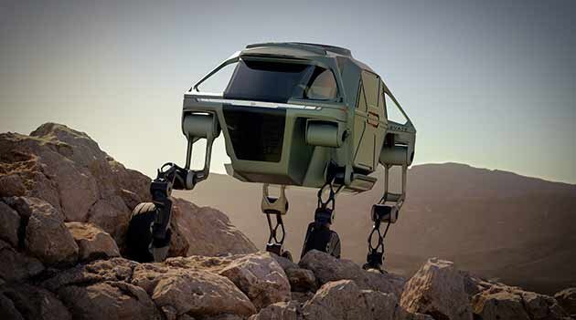 Hyundai "Walking Car Concept", el futuro en los servicios de rescate