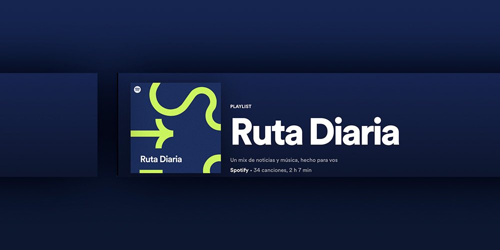 Spotify presenta Ruta Diaria, la primera playlist personalizada con noticias y música