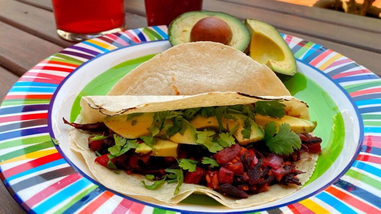 ¿Ya probaste los tacos de jamaica?