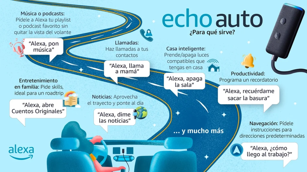 Echo Auto lleva el poder de Alexa
