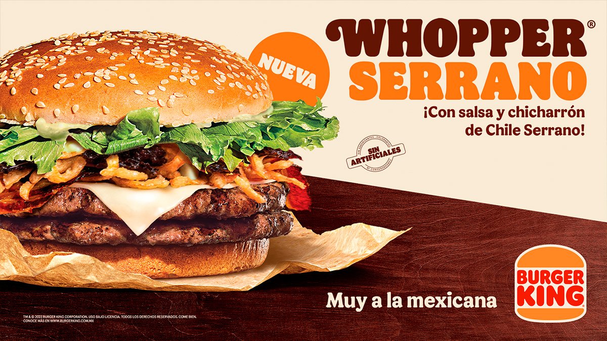 Whopper Serrano, ¿ya la probaste? - TaggedMx