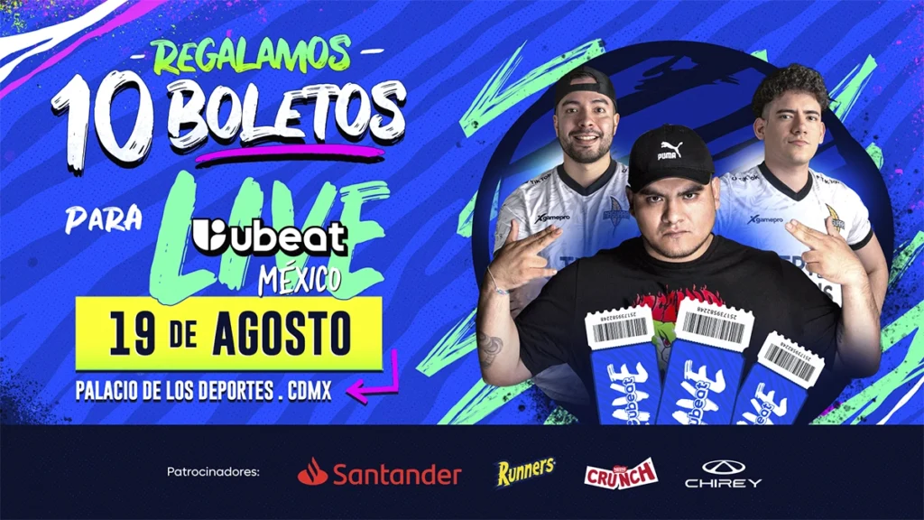 ¡Gana un pase doble para el Ubeat Live México!