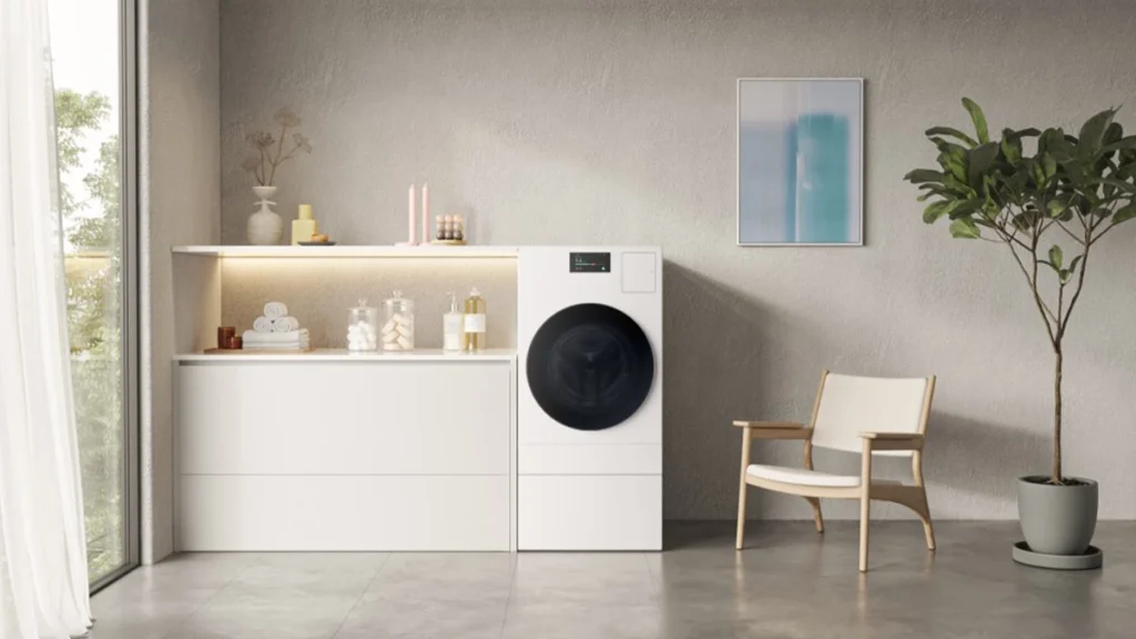Samsung presenta el combo lavadora-secadora BESPOKE AI