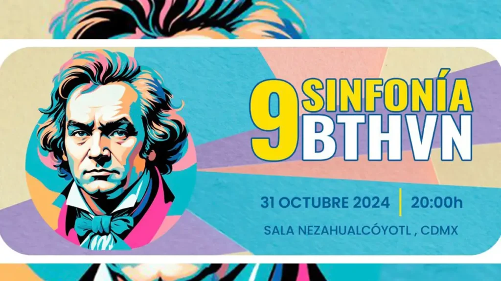 Sala Nezahualcóyotl presenta la sinfonía de Beethoven