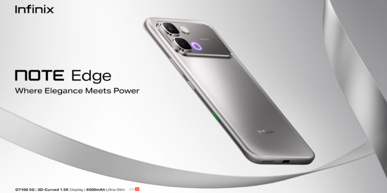 Así es el Infinix NOTE Edge, el smartphone con sonido JBL y IA integrada