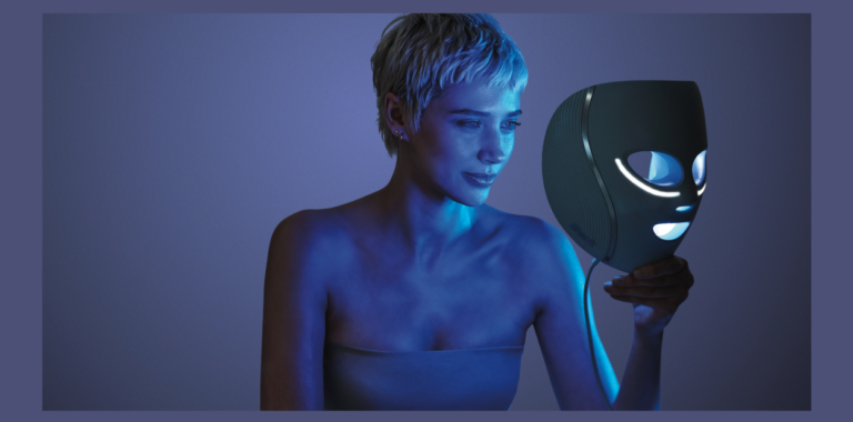 Luz roja, azul e infrarroja en una sola máscara así funciona Shark CryoGlow