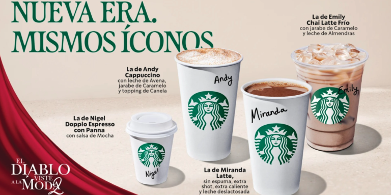 ¡Starbucks lanza 4 bebidas inspiradas en El diablo viste a la moda 2! ¡Starbucks lanza 4 bebidas inspiradas en El diablo viste a la moda 2!