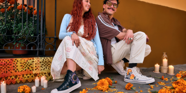 Converse presenta los Chuck 70 con calavera y cempasúchil